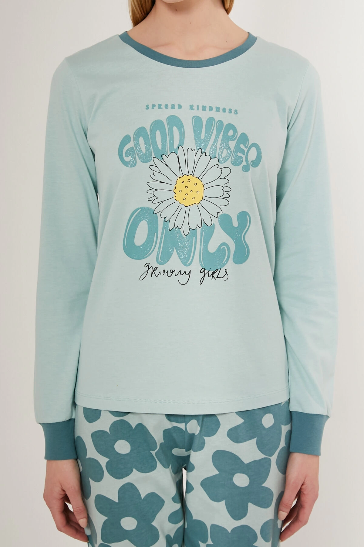 Roly Poly 3247-s Kadın Uzun Kol Pijama Takımı