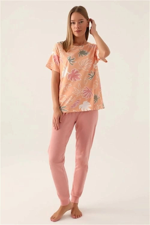 Rolypoly 3386-s Kadın Kısa Kol Pijama Takımı