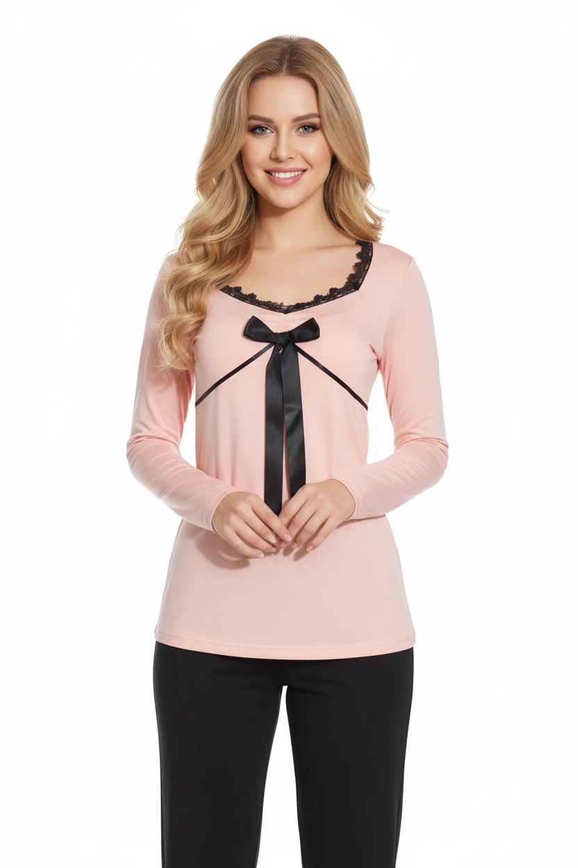 Şahinler Jakarlı Kedi Aplikeli Kışlık Pijama 21806