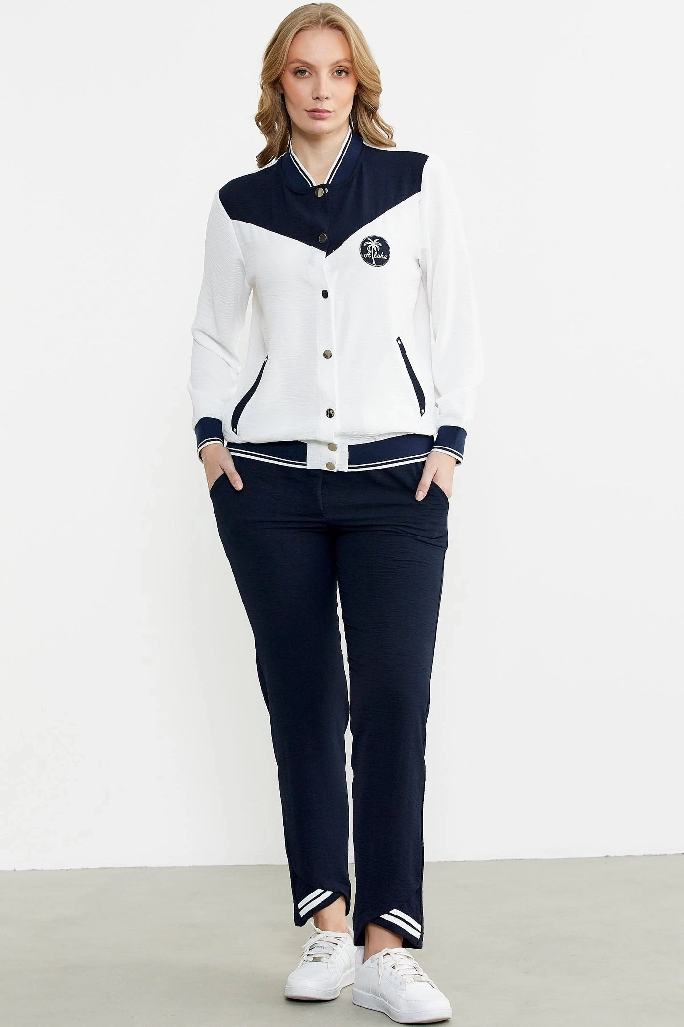 Sementa 76469 Blok Renk Geçişli Krep Takım