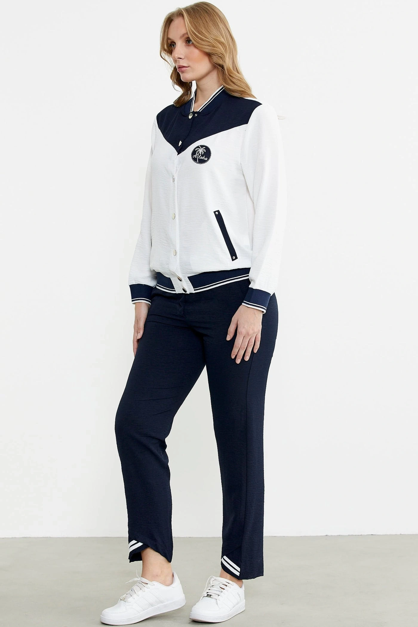 Sementa 76469 Blok Renk Geçişli Krep Takım