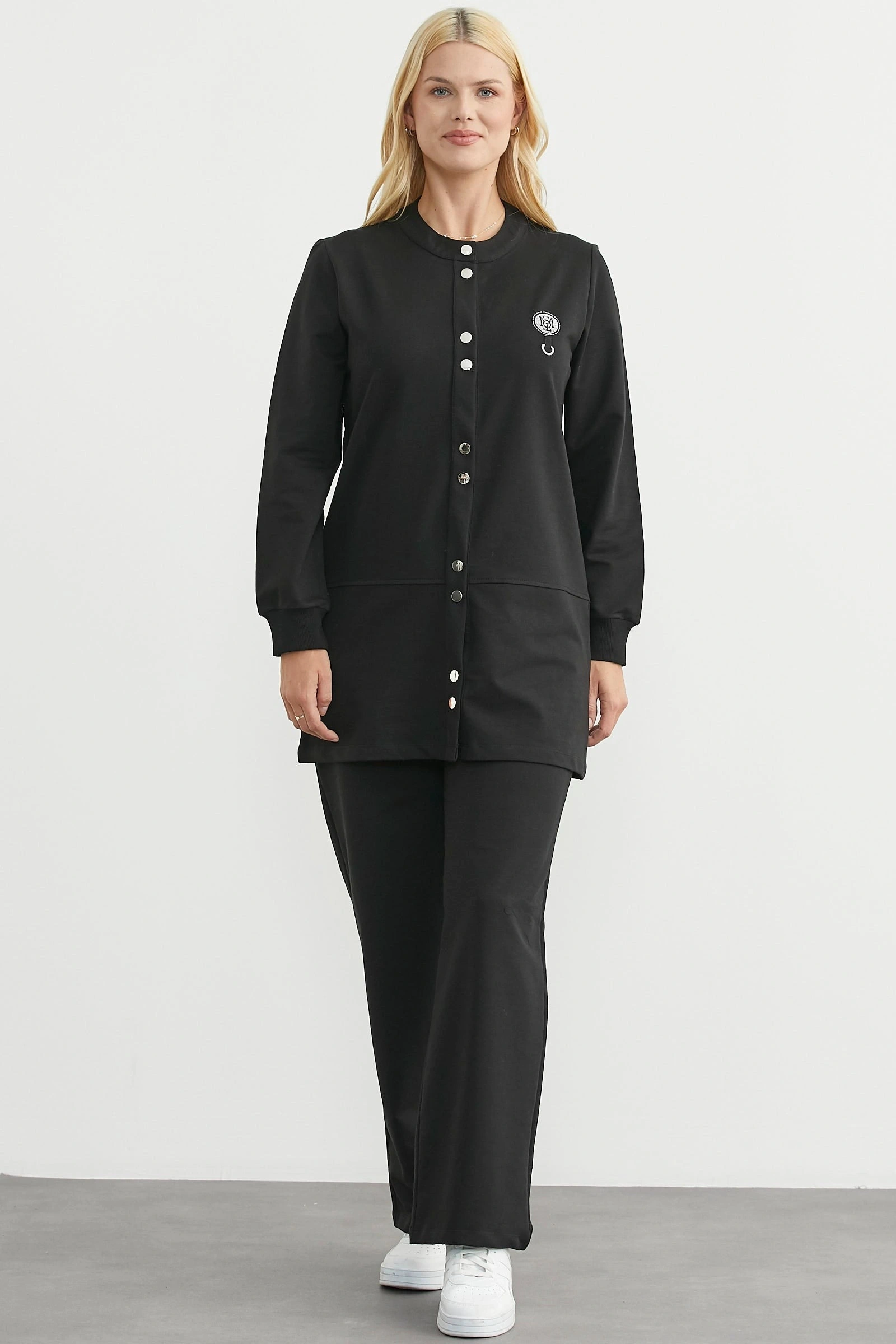 Sementa 76510 Çıtçıtlı Tunik Boy Eşofman Takım