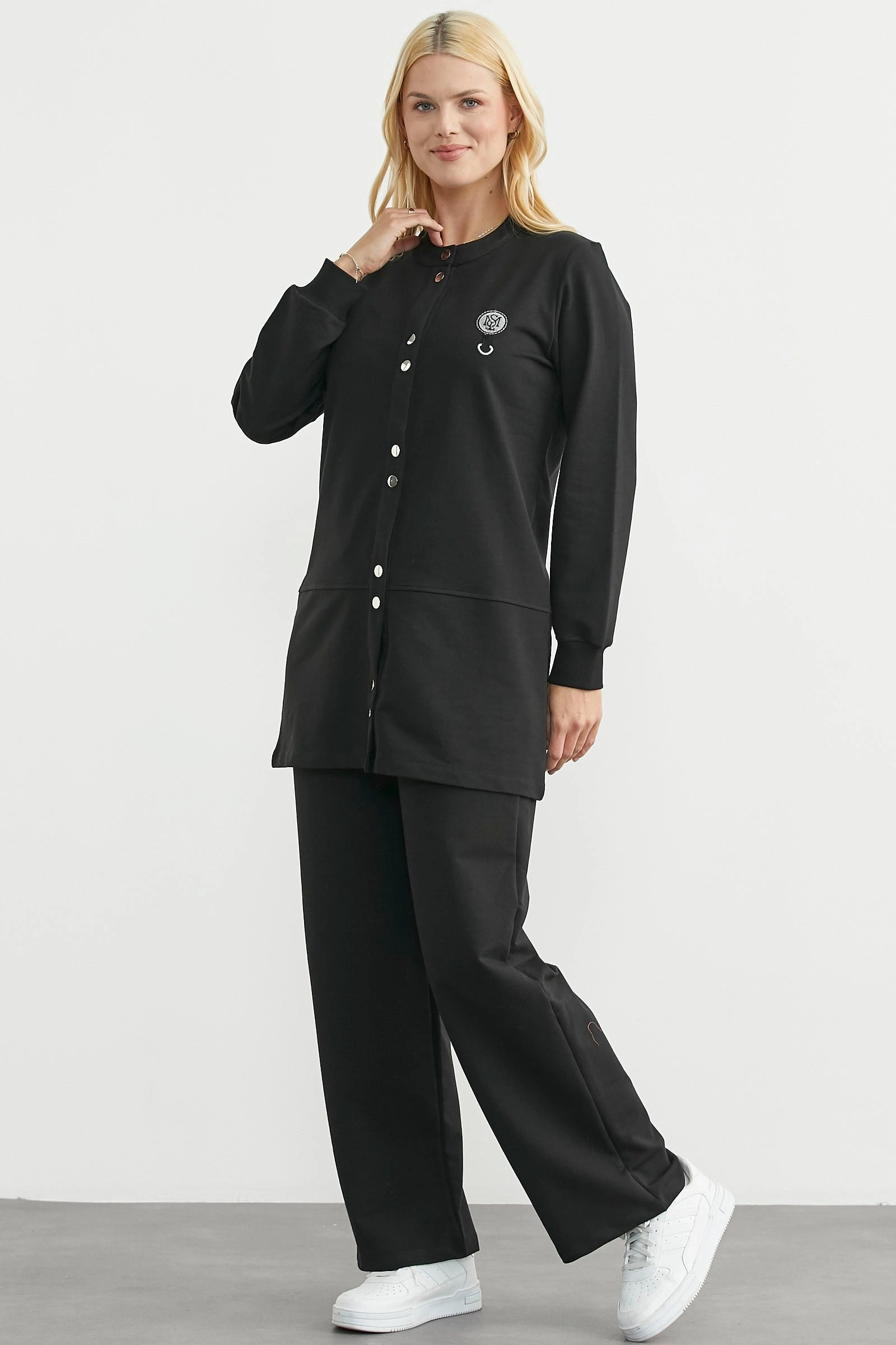 Sementa 76510 Çıtçıtlı Tunik Boy Eşofman Takım