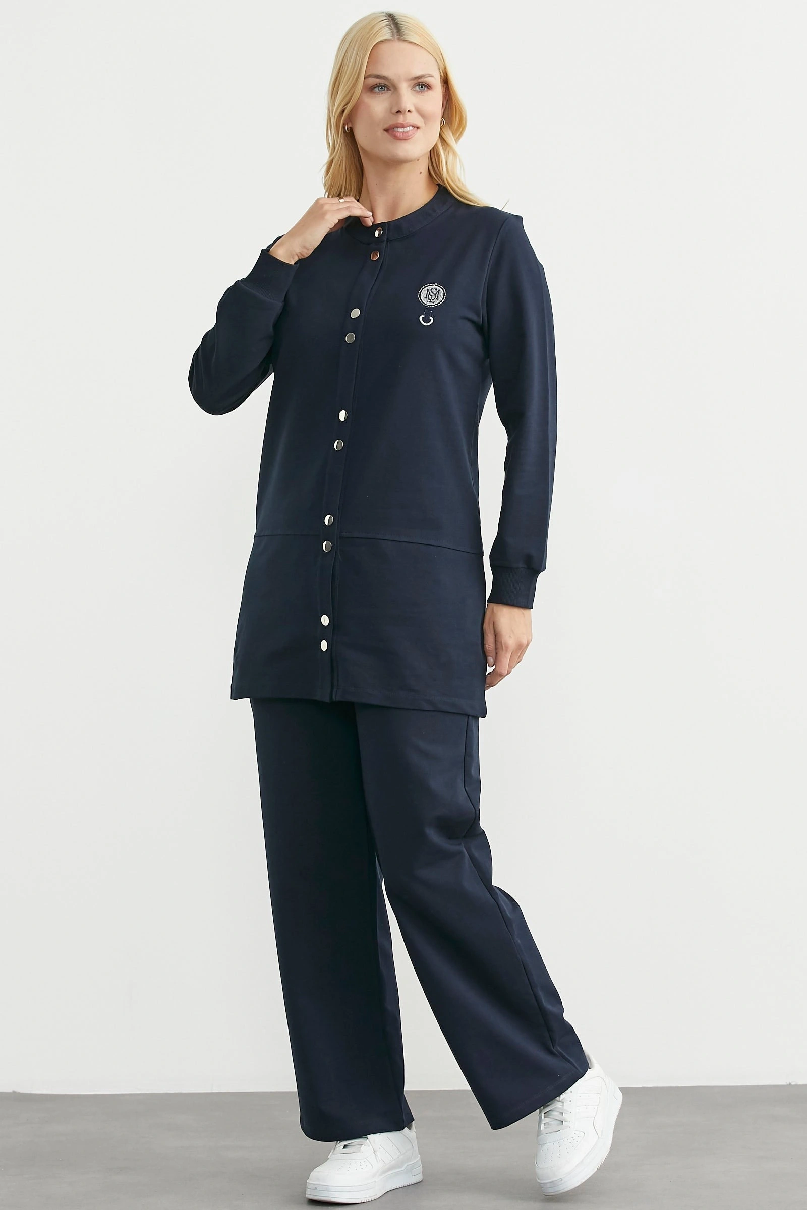 Sementa 76510 Çıtçıtlı Tunik Boy Eşofman Takım