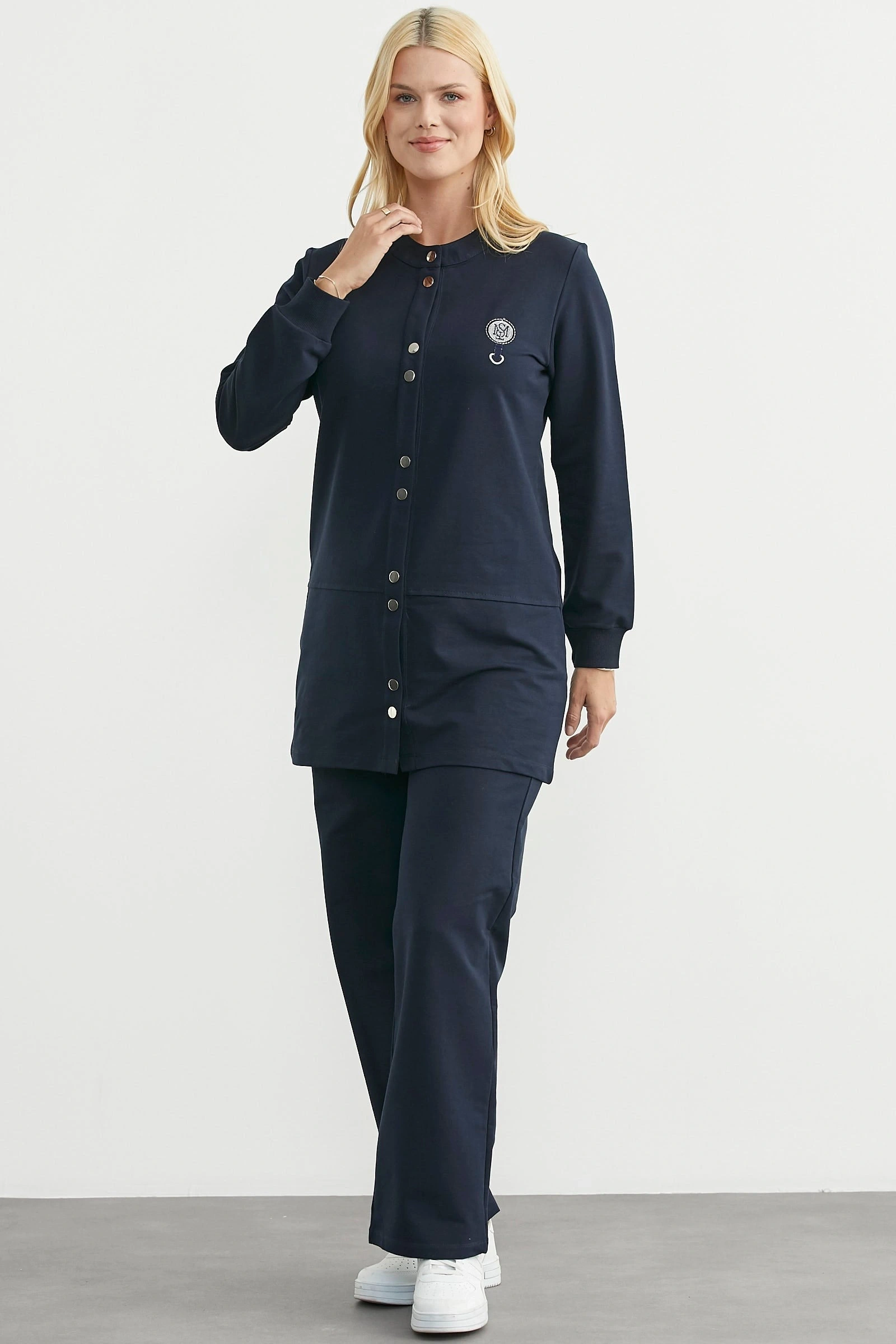 Sementa 76510 Çıtçıtlı Tunik Boy Eşofman Takım