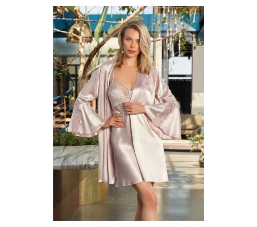 5390 Saten Gecelik Takımı