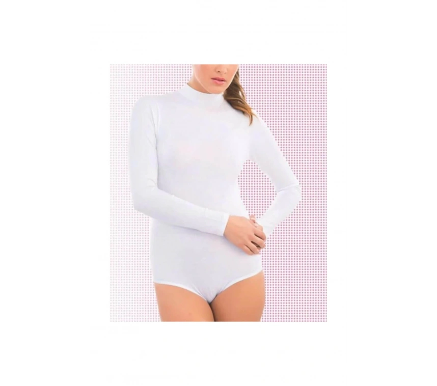 9258 Uzun Kol Çıtçıtlı Body