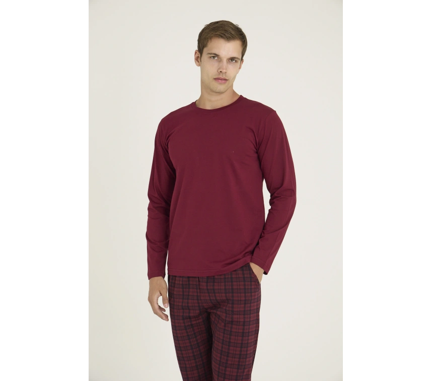 9273 Erkek O Yaka Pijama Takımı