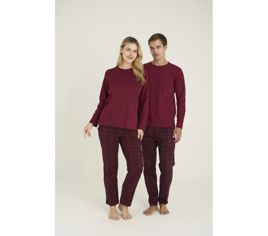 9273-k Kadın O.yaka Pijama Takım