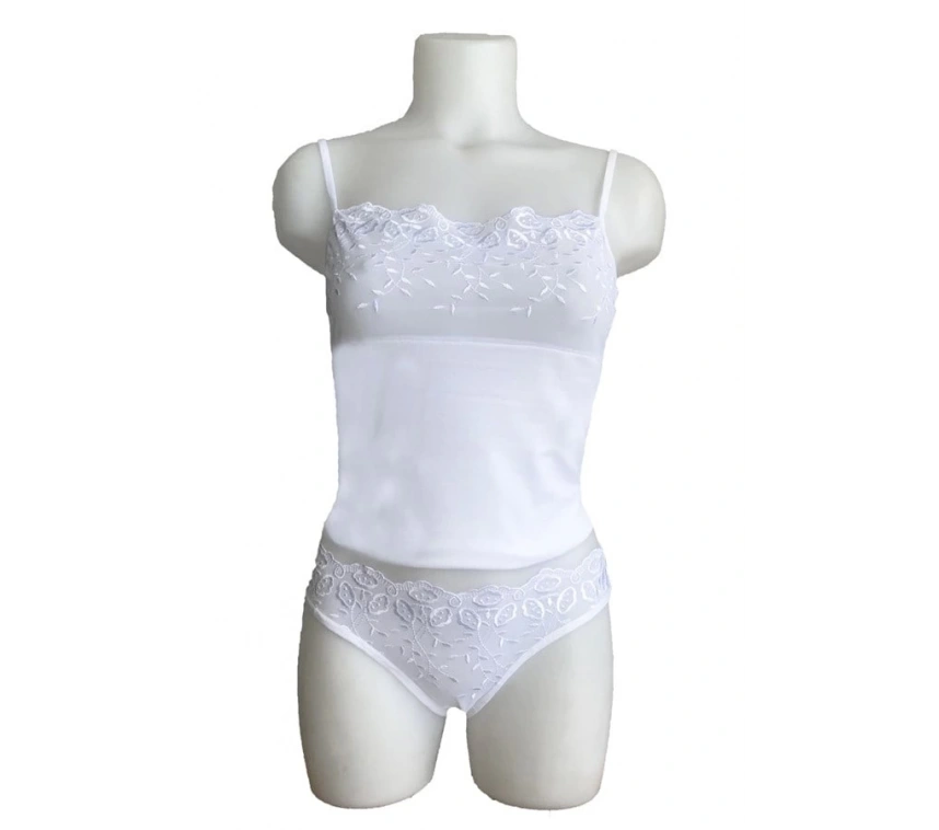 Berrak Brodeli İp Askılı Bikini Takım 2112