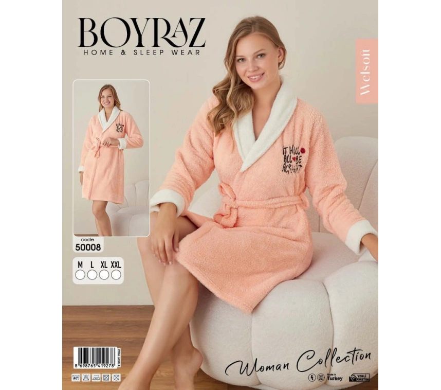 Boyraz 50008 Kadın Welsolf Sabahlık