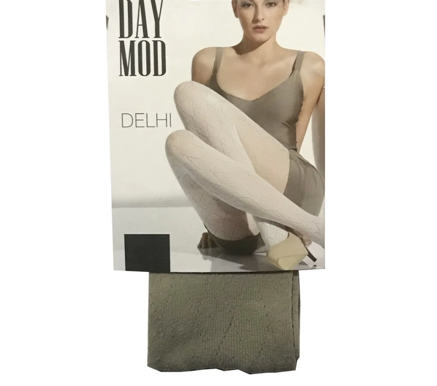 Daymod Kadın Delhi File Desenli Külotlu Çorap