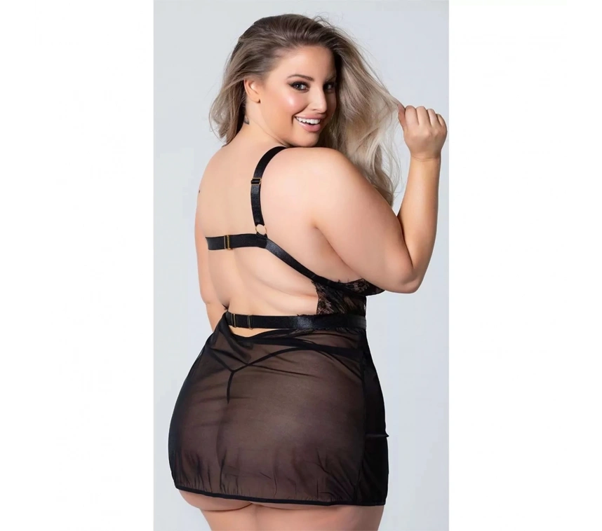 For Dreams 8302 Büyük Beden Fantezi Gecelik