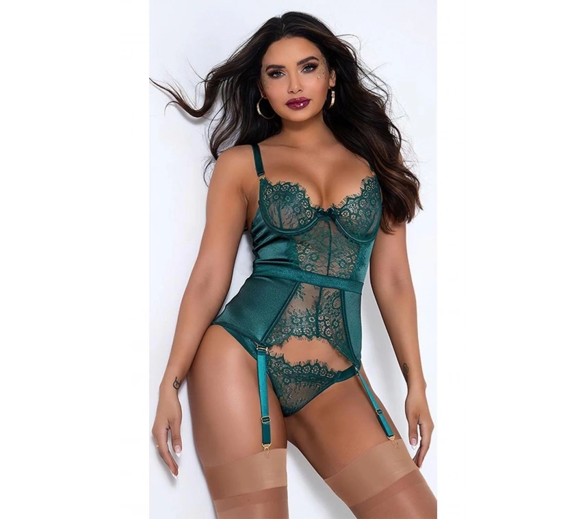 For Dreams 8350 Fantezi Bustiyer Jartiyer Takımı