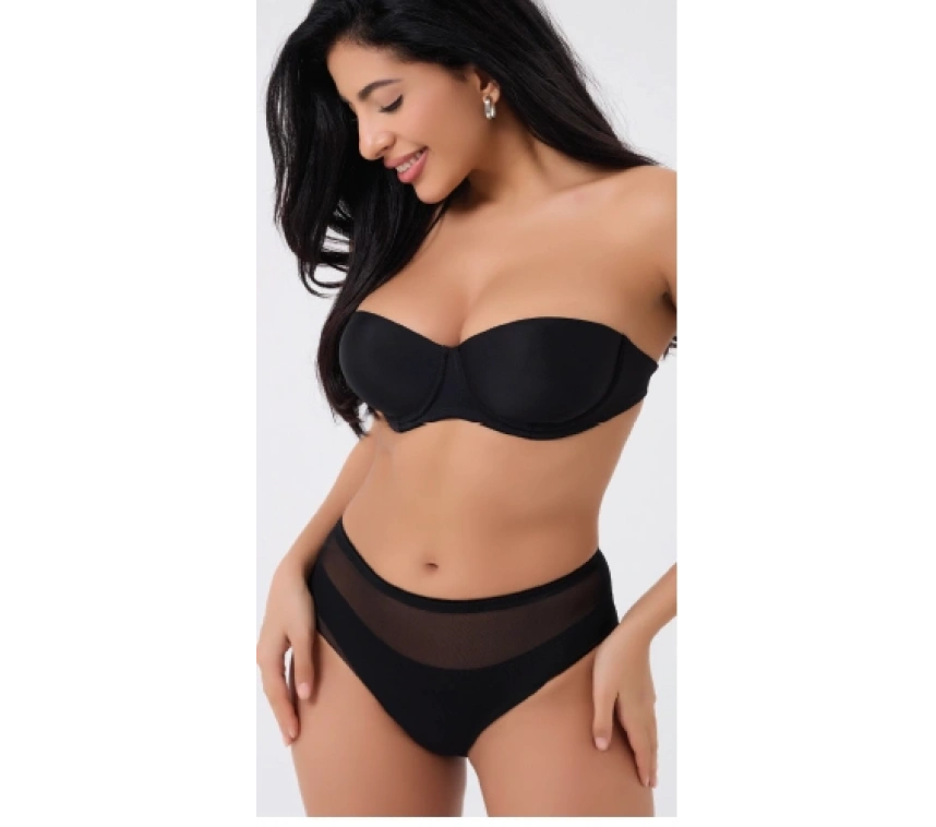 Freshness 0025 Lazer Kesim Tül Yüksek Bel Bato Korse