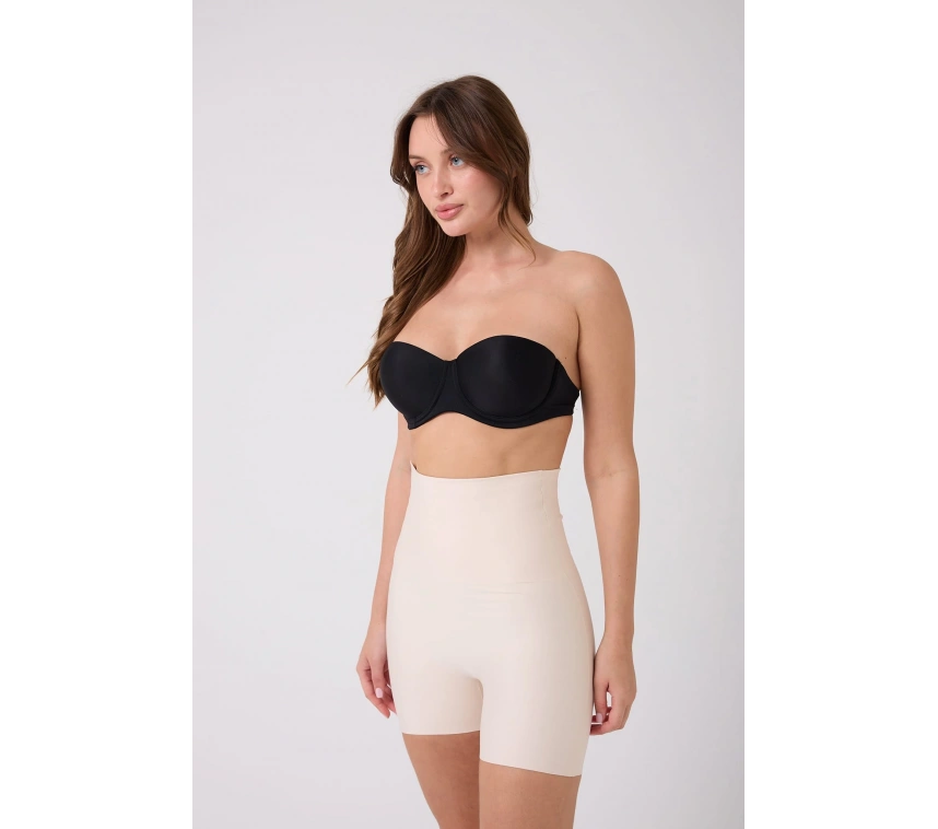 Freshness 1007 Lazer Kesim Silikonlu Yüksek Bel Şort Korse