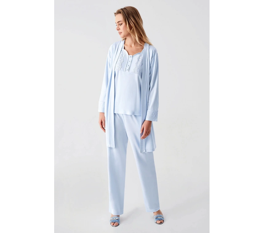 Freshness 321 Kadın Sabahlıklı Pijama Takımı