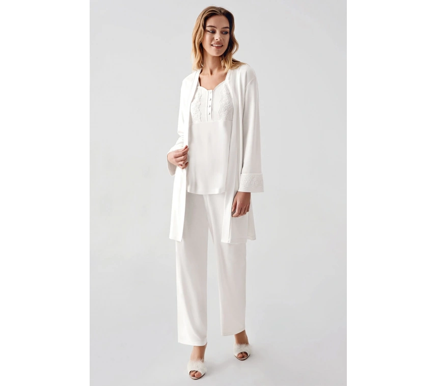 Freshness 321 Kadın Sabahlıklı Pijama Takımı