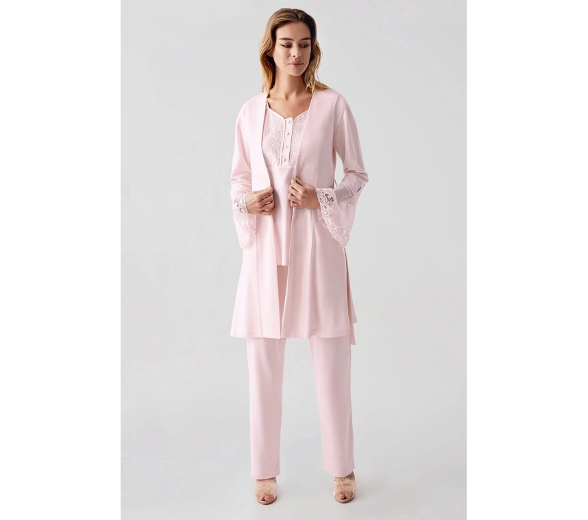 Freshness 322 Kadın Sabahlıklı Pijama Takımı