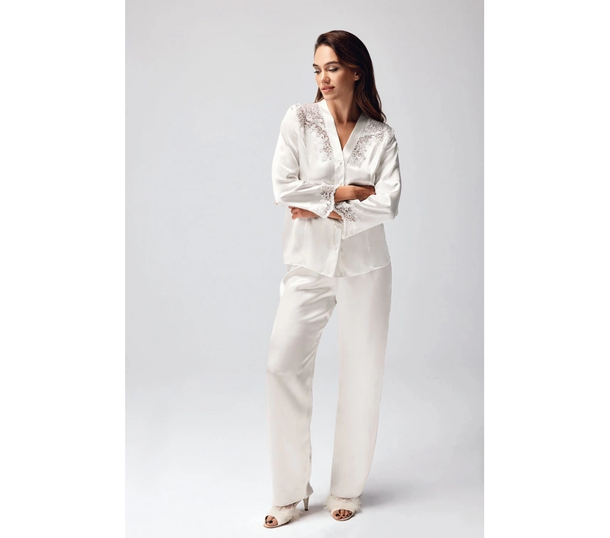 Freshness 9950-pt Saten Dantel Detaylı Pijama Takımı