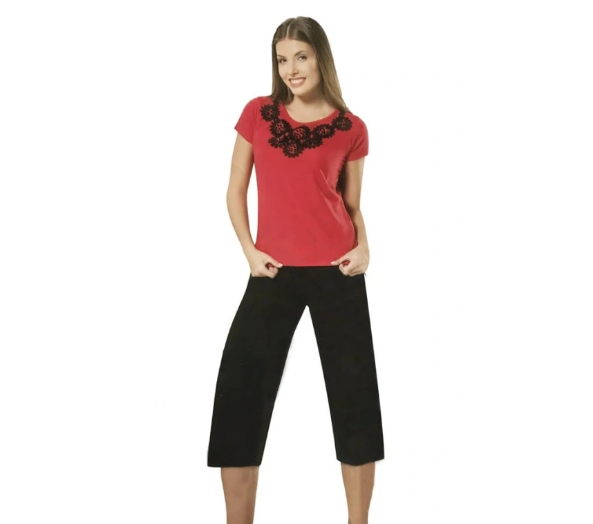 Hmd Kadın Laseli İncili Kapri Takım 50016