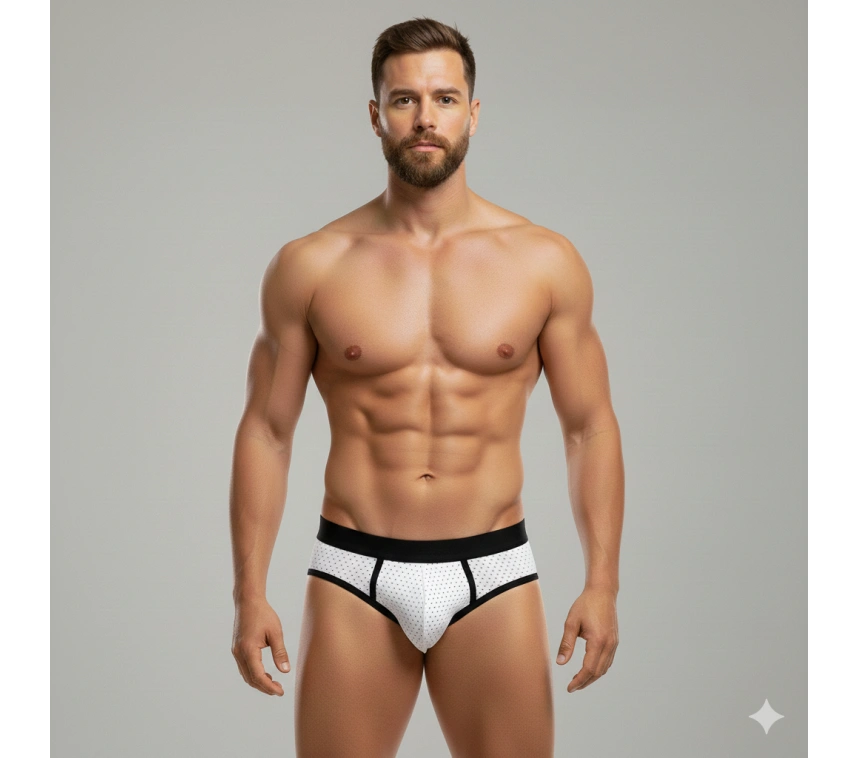 Lesca Erkek Beyaz File Slip İç Giyim