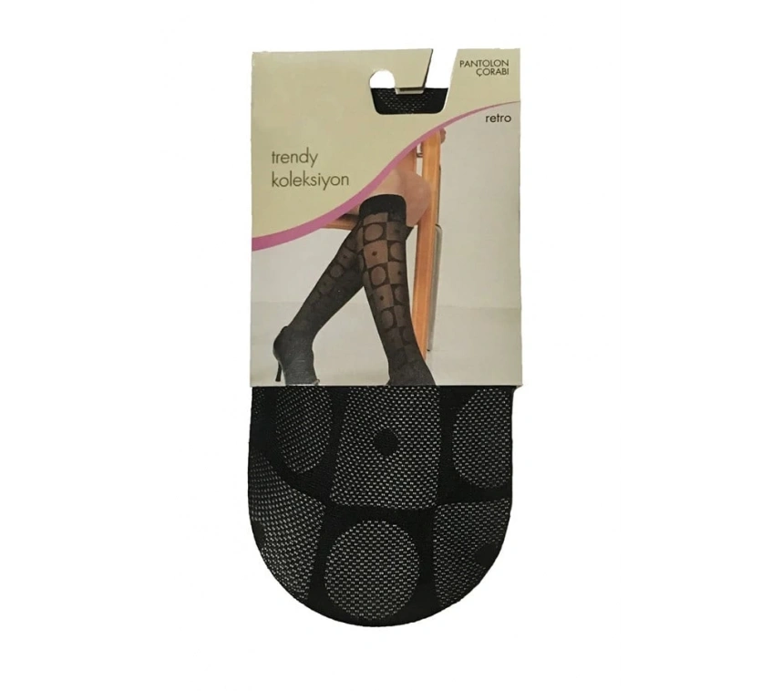Kadın Retro Pantolon Çorabı