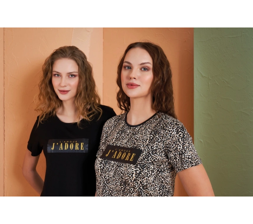 Pjs 27036 Kadın Kısa Kol Pijama Takımı