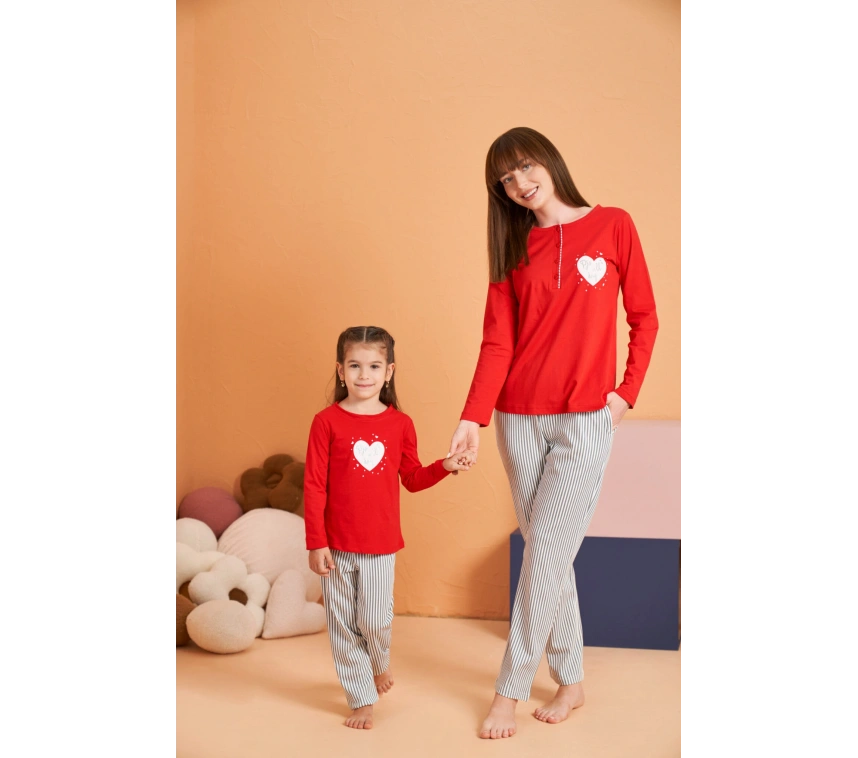 Pjs 28062 Kadın Patlı Pijama Takım