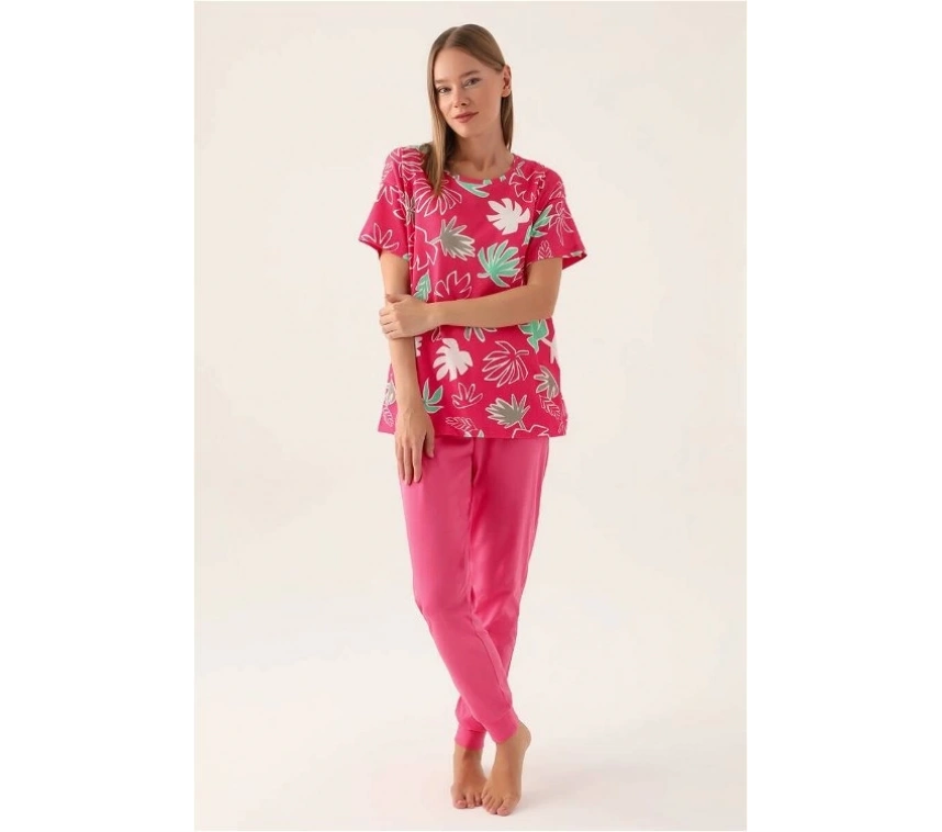 Rolypoly 3386-s Kadın Kısa Kol Pijama Takımı