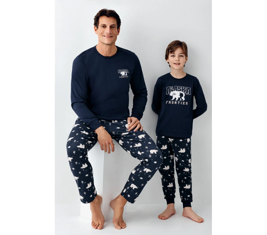 Rolypoly 3718-s Erkek Uzun Kol Pijama Takım