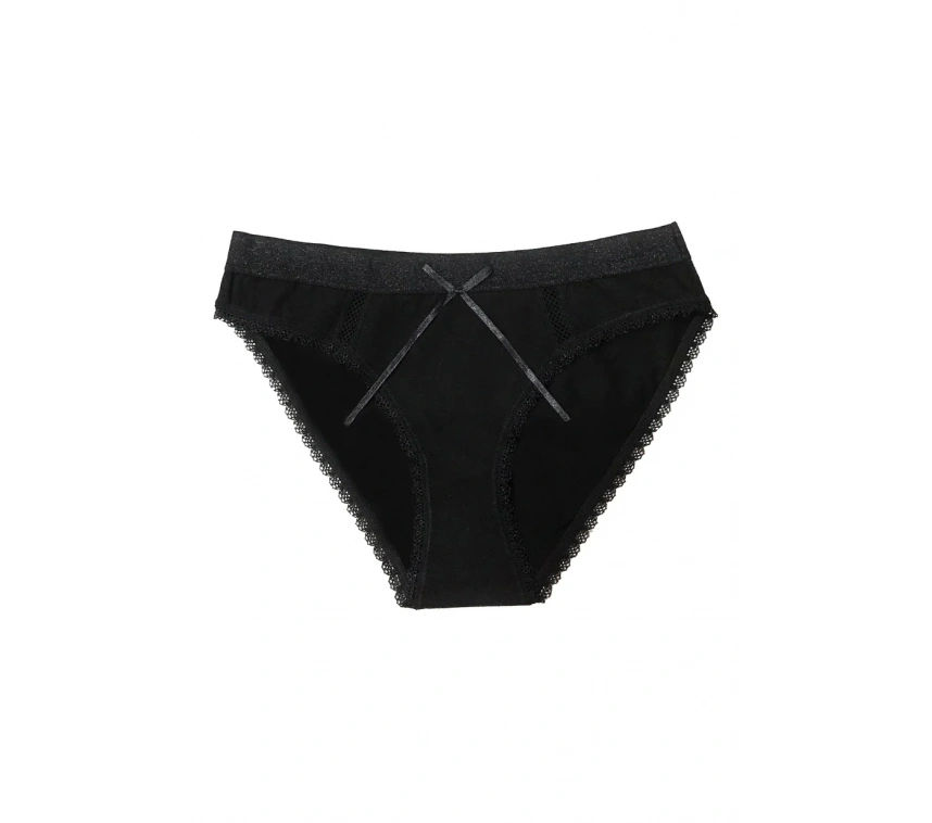Şahinler Kadın Fiyonklu Fileli Bikini Külot B313