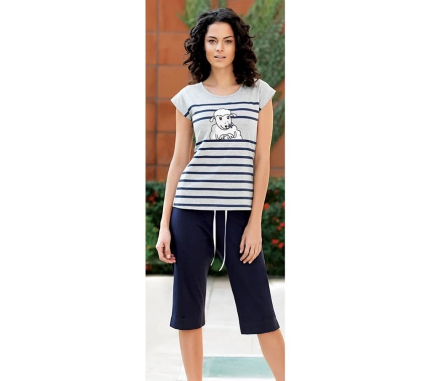 Şahinler Kadın Yazlık Baskılı Pijama 21511