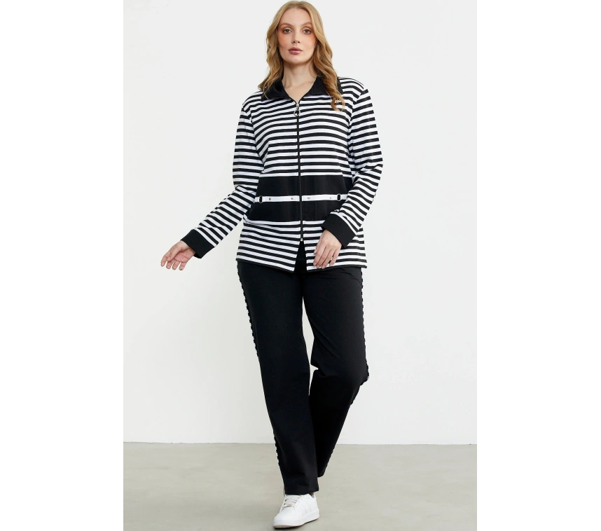 Sementa 76070 Çizgili Tunik Eşofman Takım