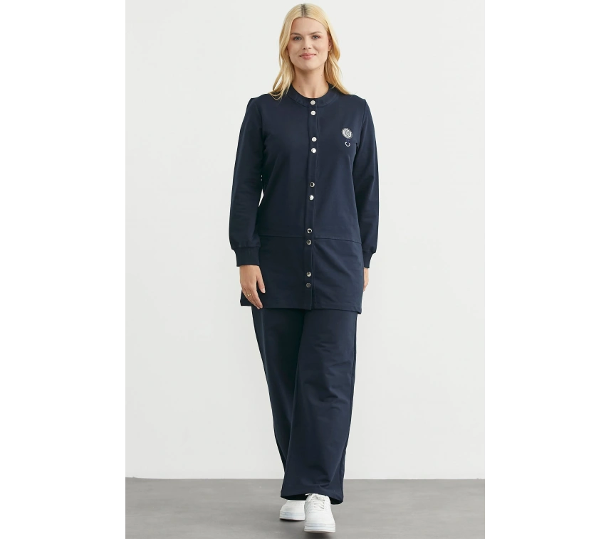 Sementa 76510 Çıtçıtlı Tunik Boy Eşofman Takım