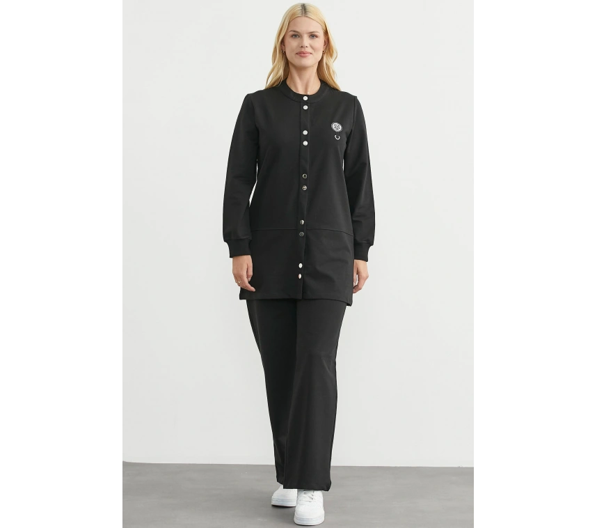 Sementa 76510 Çıtçıtlı Tunik Boy Eşofman Takım