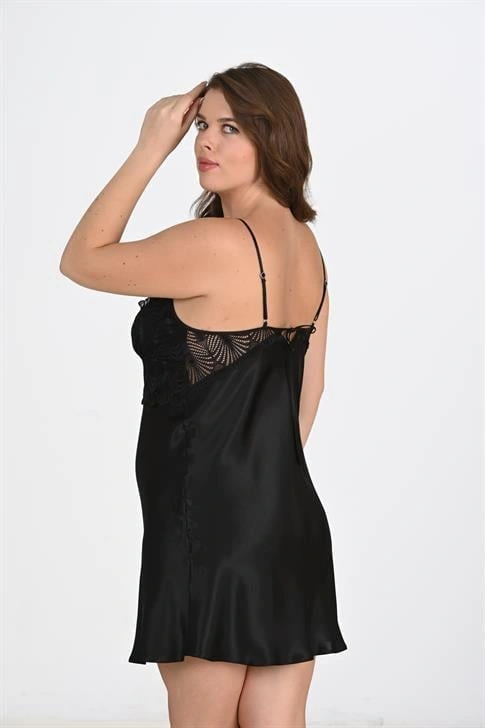 2li Siyah Sabahlık Takımı Bigsize 6213