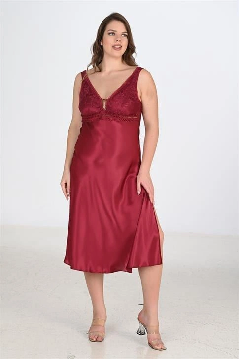2li Bordo Sabahlık Takımı Bigsize 6229
