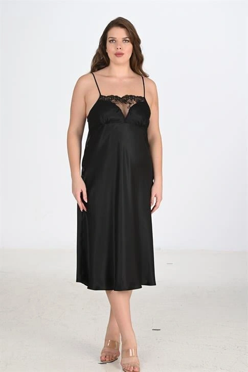 2li Siyah Sabahlık Takımı Bigsize 6221