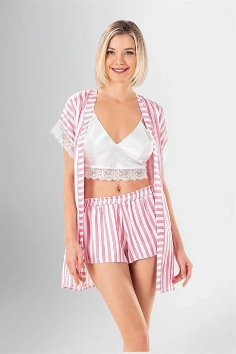 3lü Şort Takımı Desenli