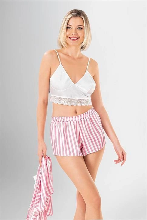 3lü Şort Takımı Desenli