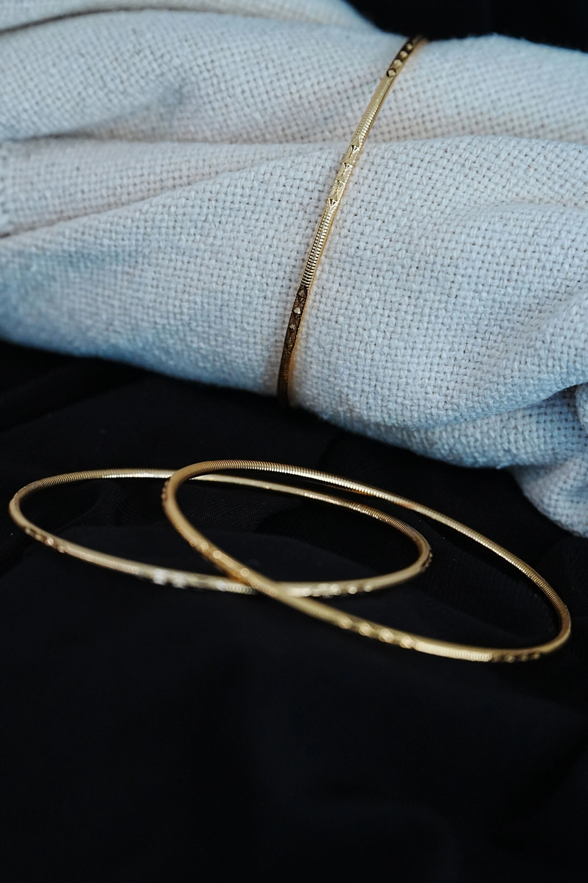 Ajda Bilezik Baklava Desenli 22 Ayar Kaplama 2 Adet