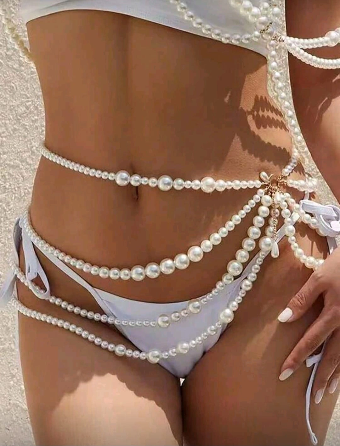 Bel Aksesuarı, Zarif , Şık , İncili Kostüm