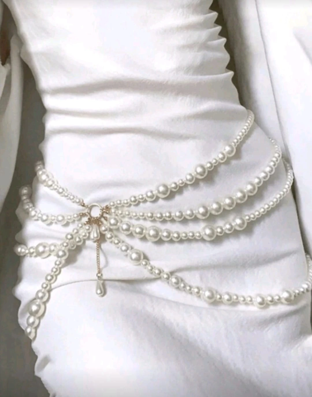 Bel Aksesuarı, Zarif , Şık , İncili Kostüm