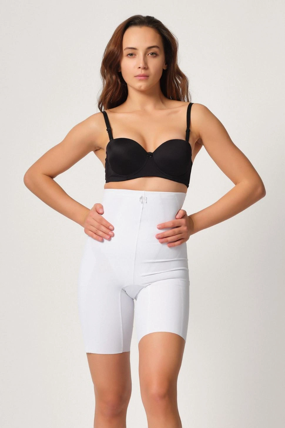 Beyaz Mı Emay 2814 Double Yüksek Bel Boxer Lazer Korse