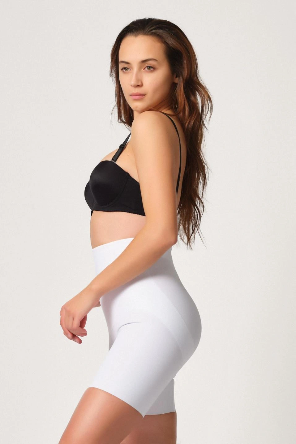 Beyaz Mı Emay 2816 Yüksek Bel Boxer Lazer Korse