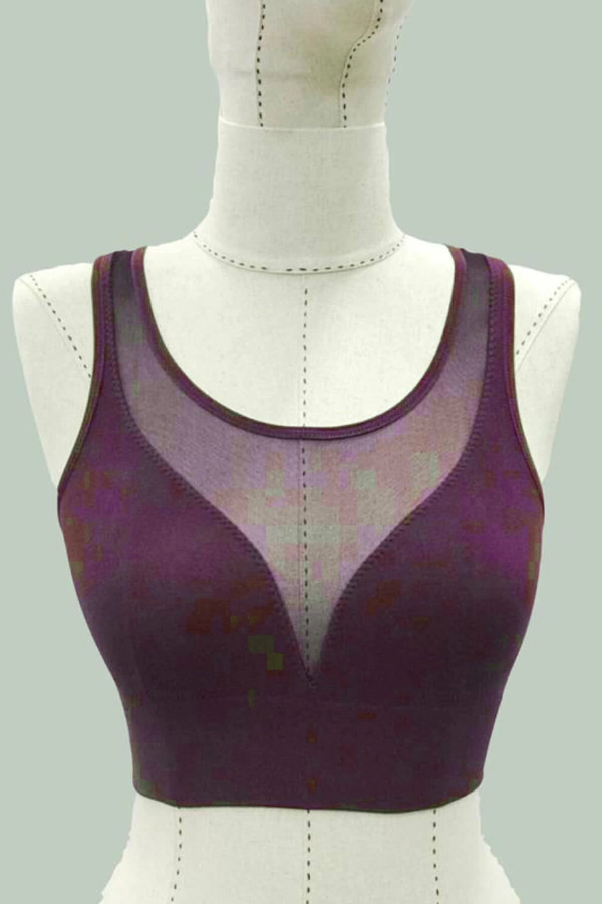Bordo Mı Emay 4028 Seamless Tül Toparlayıcı Büstiyer