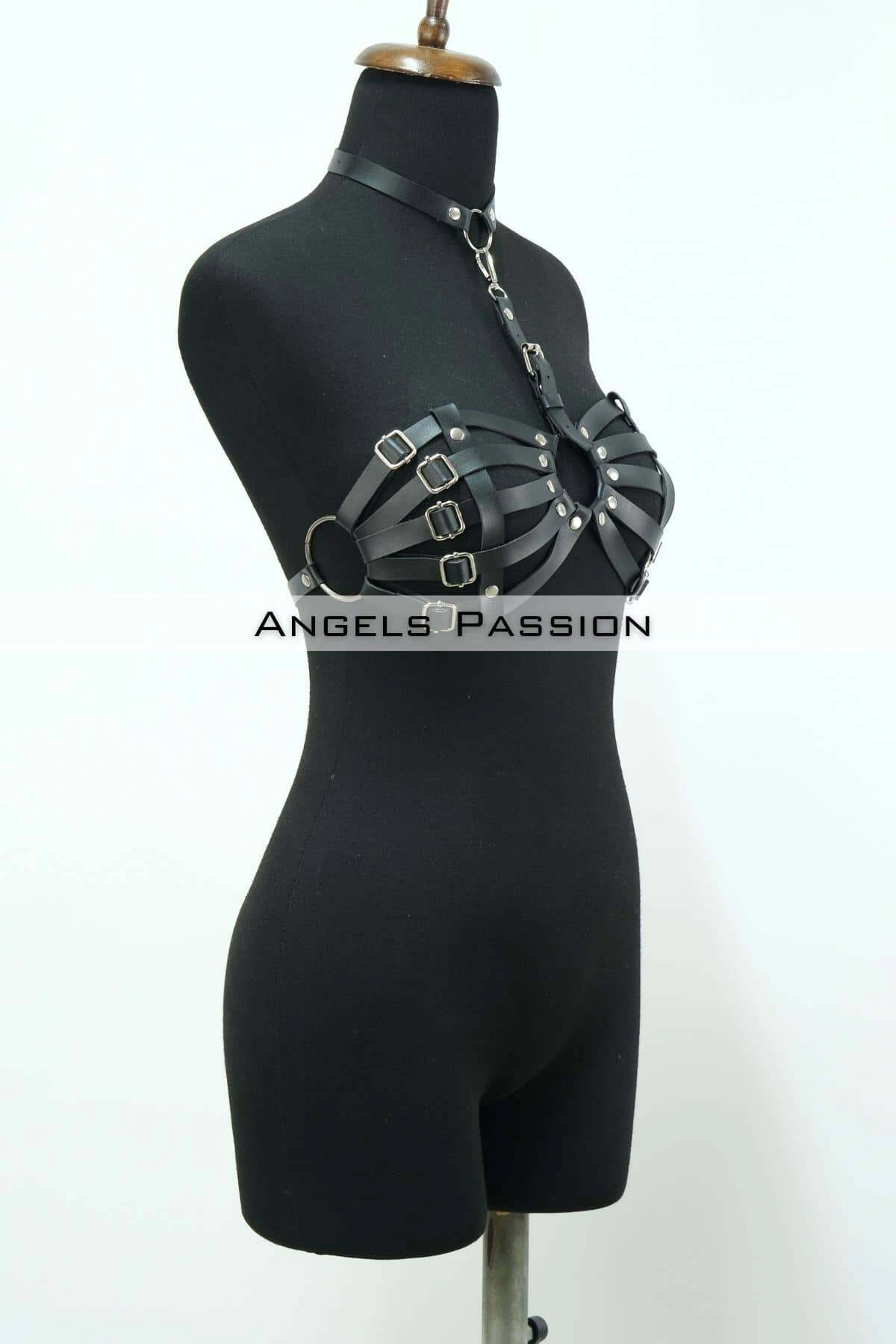 Deri Sütyen Fantazi Giyim - Brf224