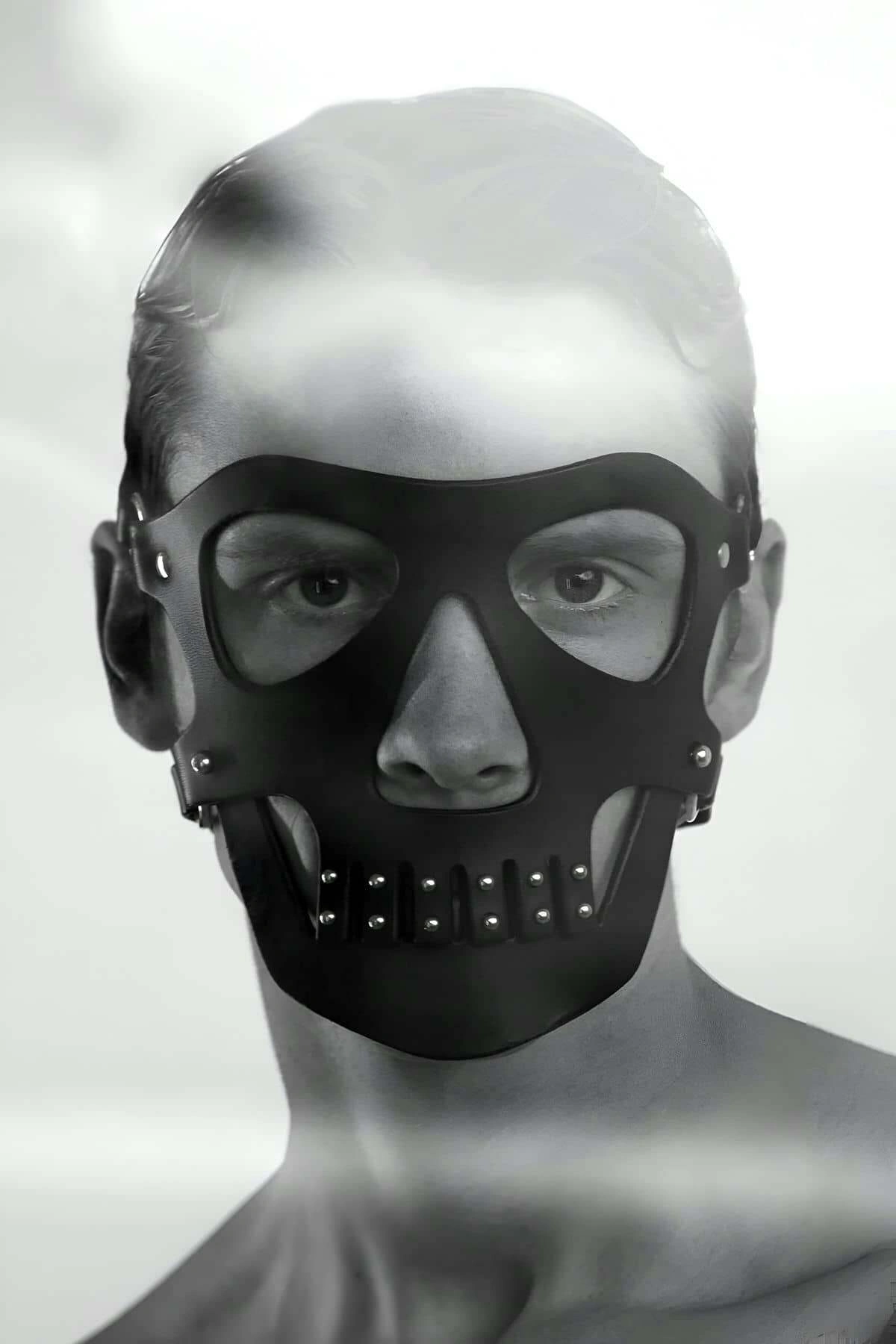 Erkek  Maske, Deri Maske, Parti Maskesi, Seksi Maske - Brfm125