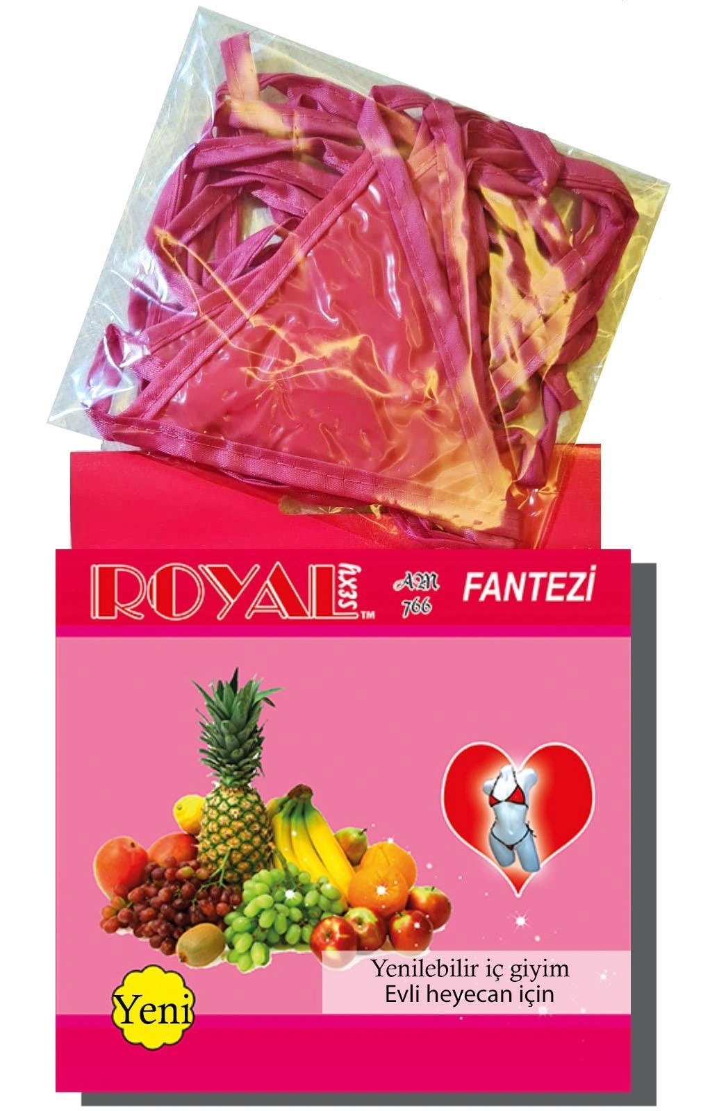 Fantezi Tüketilebilen Yenilebilir Tropikal Aromalı İç Çamaşırı Takımı